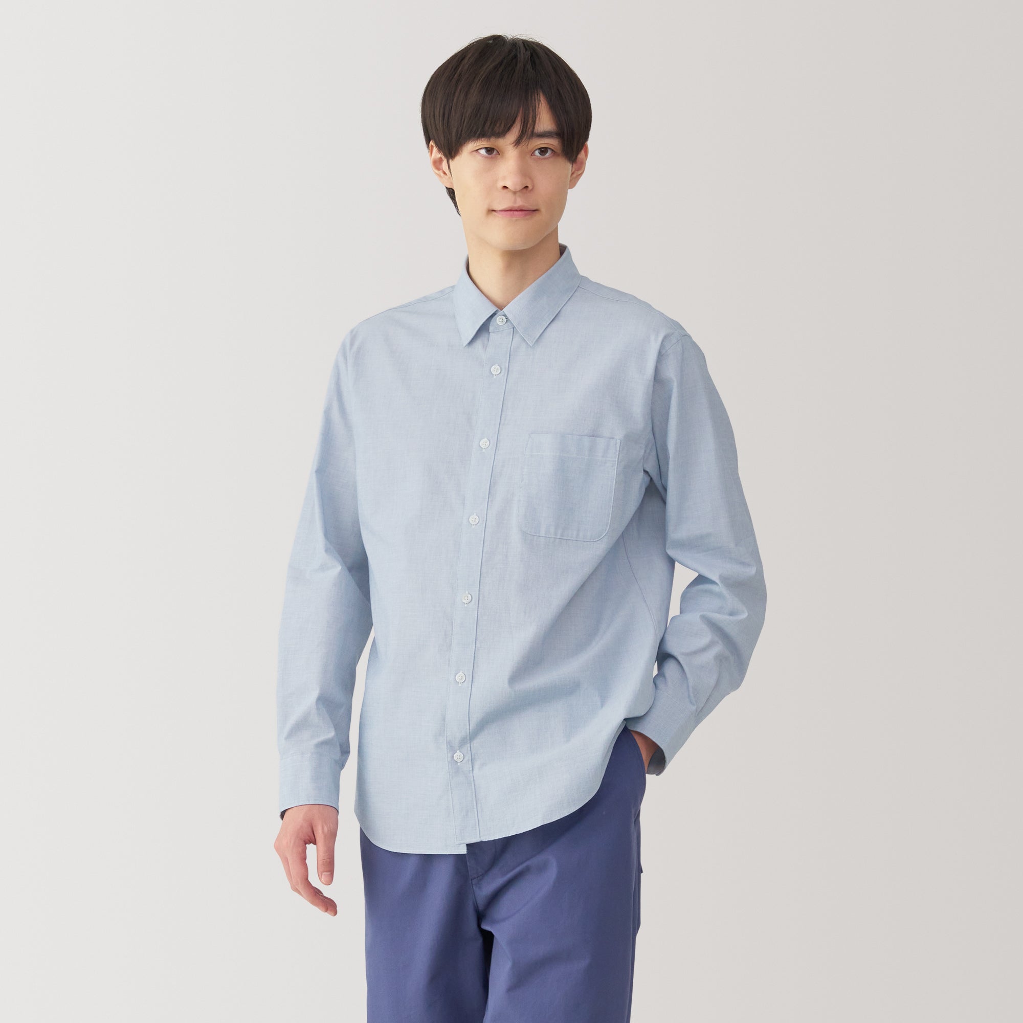 Men's Broadcloth Long Sleeve Shirt - Image 11