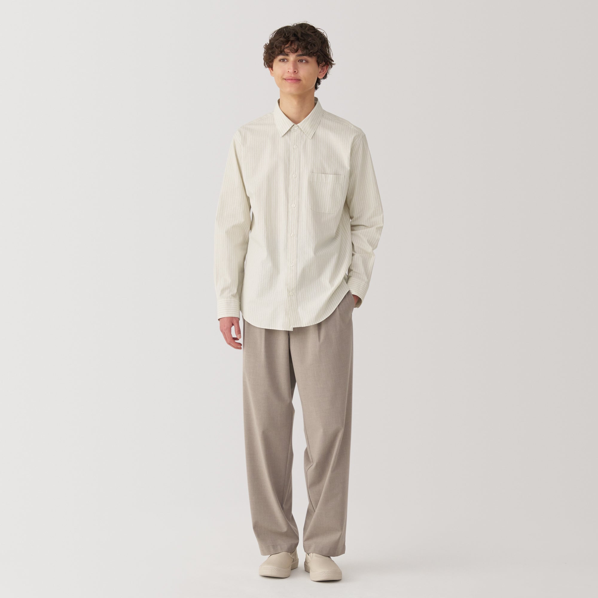 Men's Broadcloth Long Sleeve Shirt - Image 44