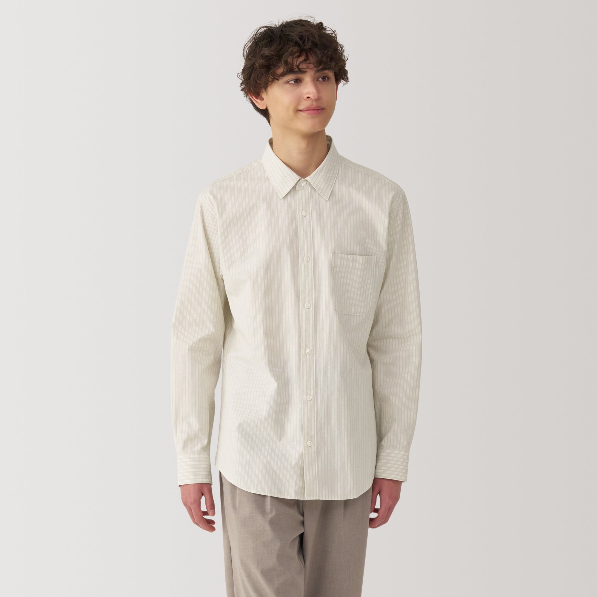 Men's Broadcloth Long Sleeve Shirt - Image 43