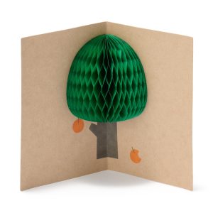 Honeycomb Paper Pop-Up Card - Fruit Tree