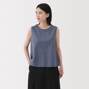 Women's Hemp Cotton Sleeveless Blouse
