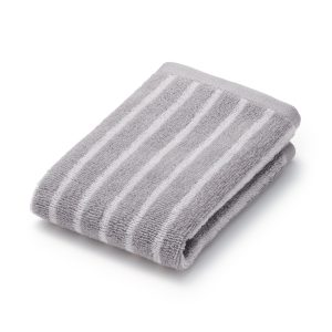 Twin Pile Reversible Stripe Hand Towel