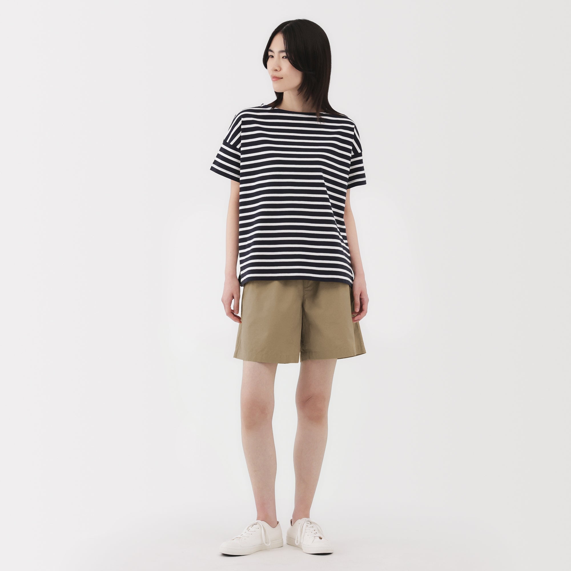 Women's Washed Broadcloth Shorts - Image 4