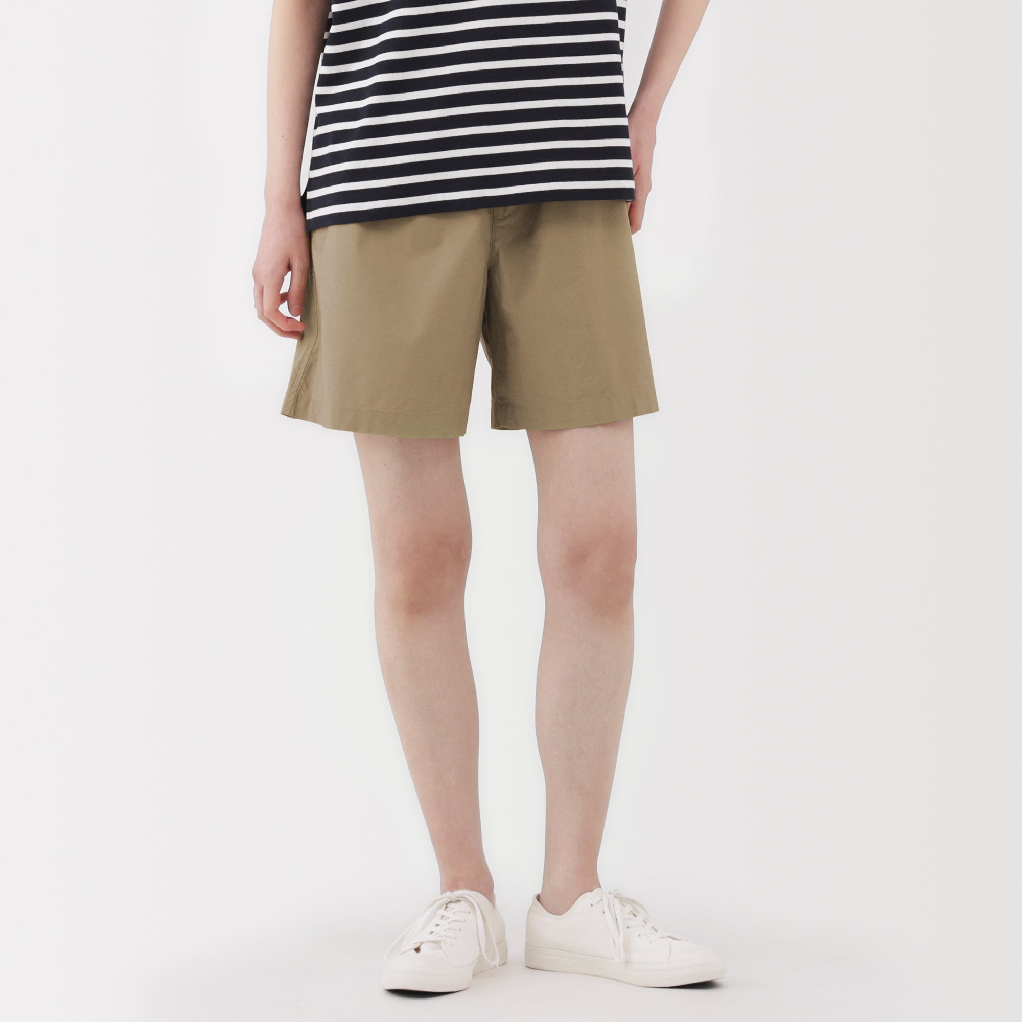 Women's Washed Broadcloth Shorts