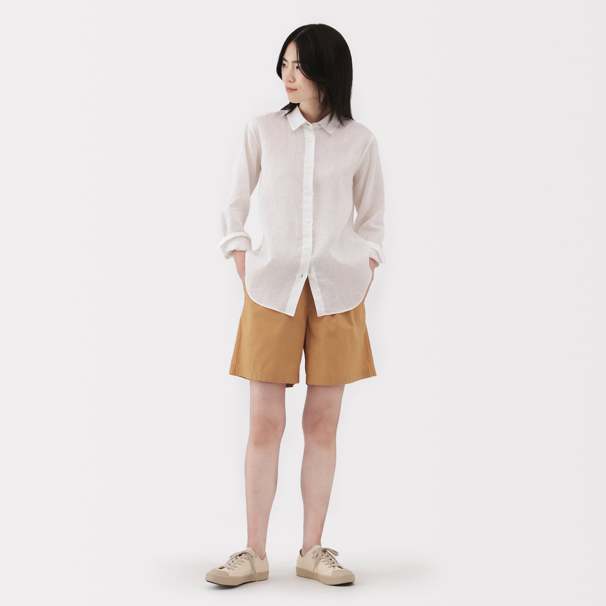 Women's Washed Broadcloth Shorts - Image 28