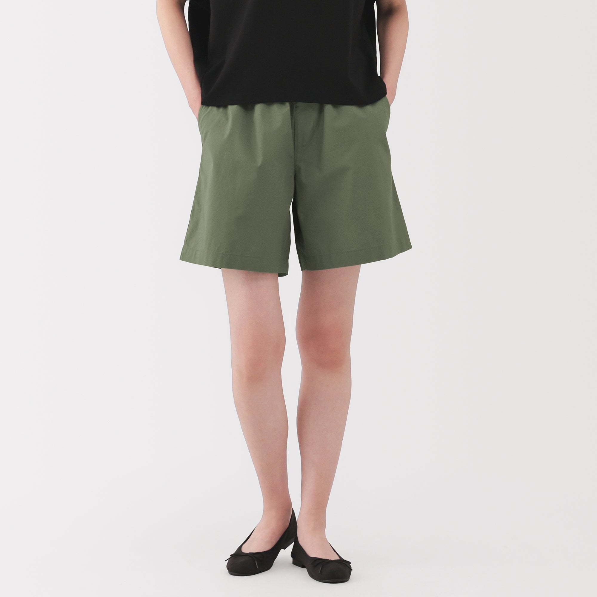 Women's Washed Broadcloth Shorts - Image 19