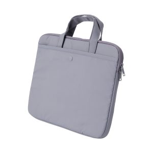 Parachute Cloth Wide Laptop Bag - Gray
