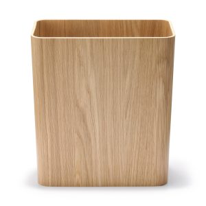 Wooden Dust Bin with Wire Frame (Square)