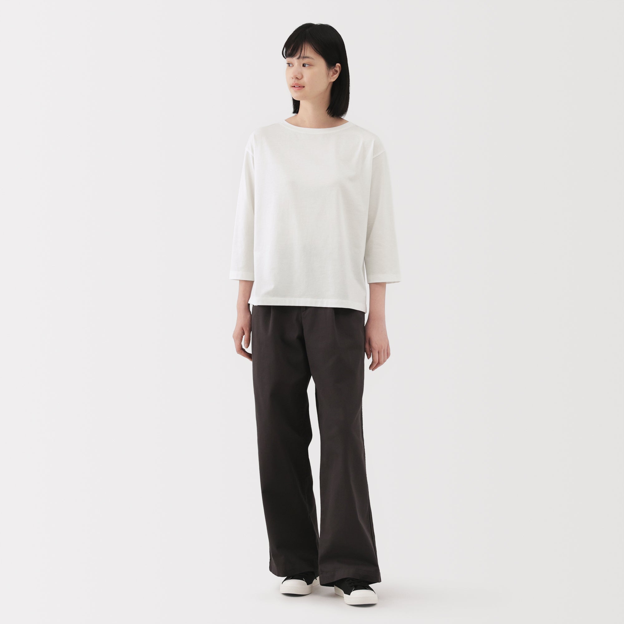 Jersey Boat Neck T-Shirt - Image 12