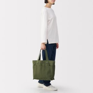 Canvas Wide Tote Bag