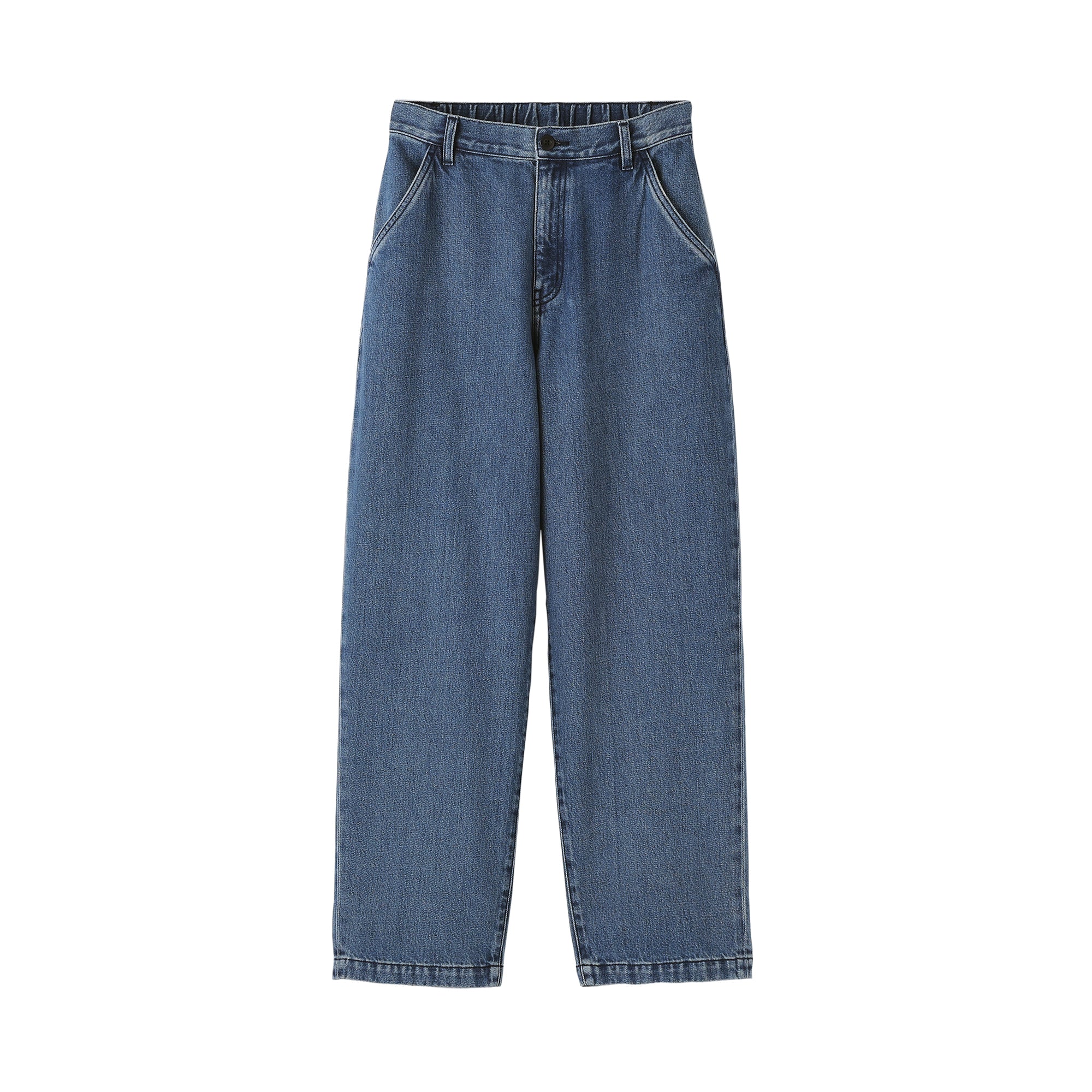 Kapok Denim Wide Tapered Pants - Image 11