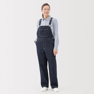 Kapok Blend Denim Overalls