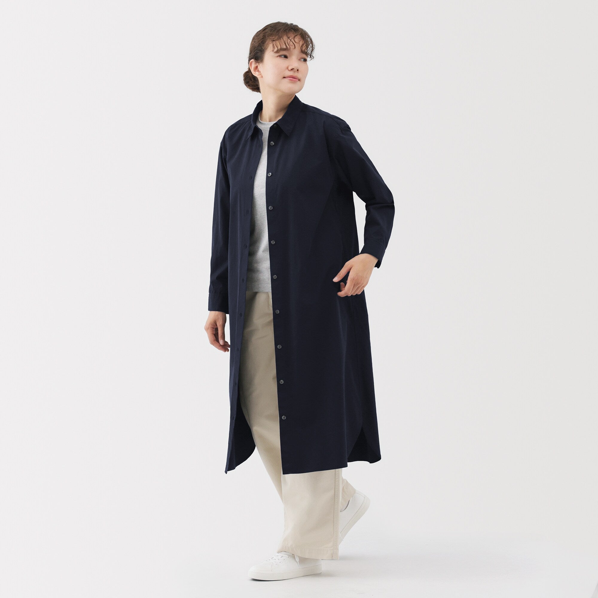 Broadcloth Shirt Dress - Image 12