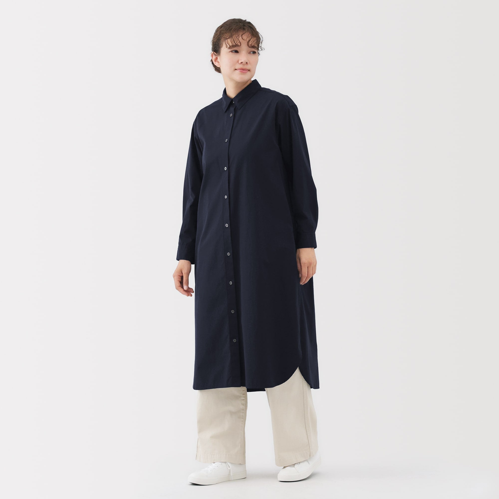 Broadcloth Shirt Dress - Image 11