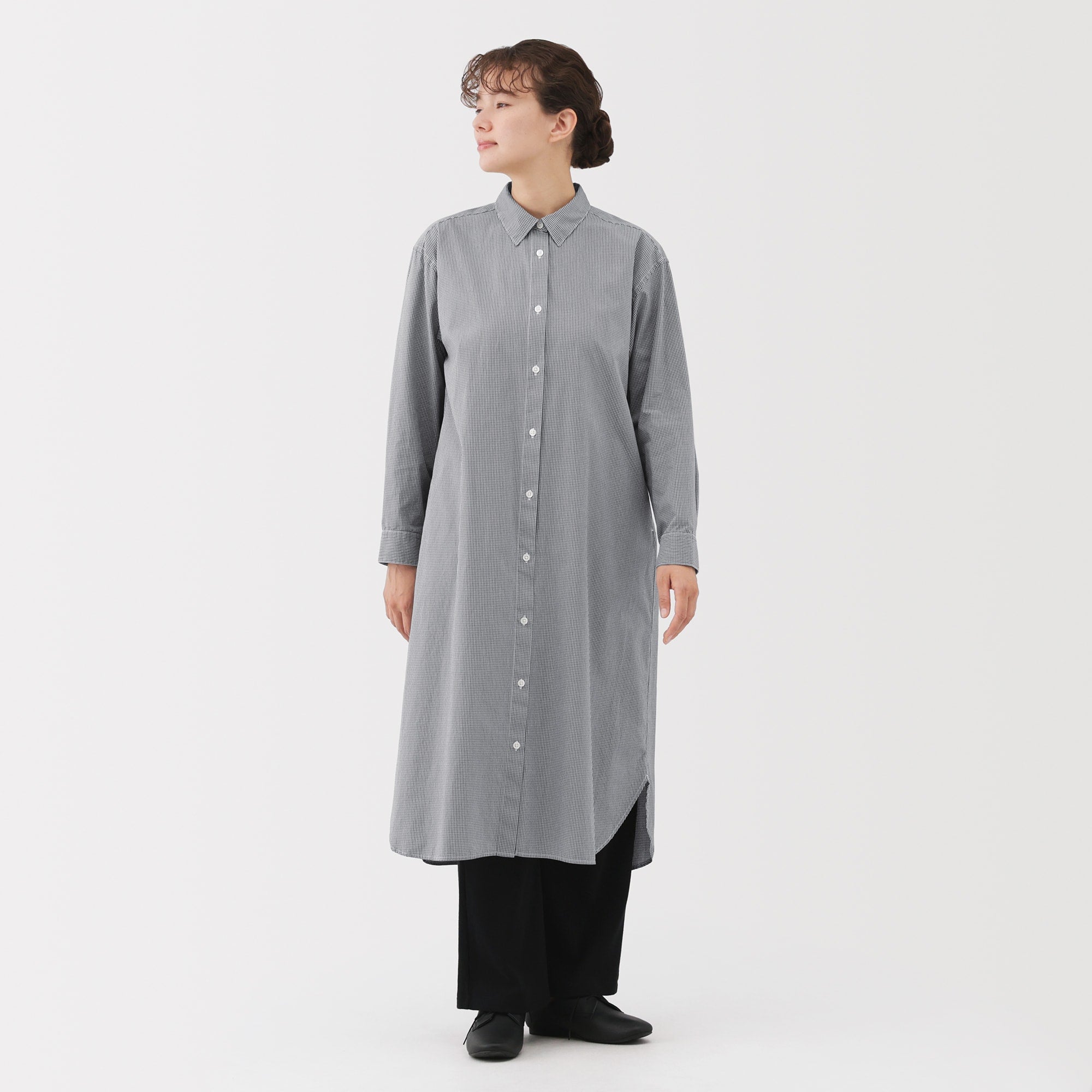 Broadcloth Shirt Dress - Image 4