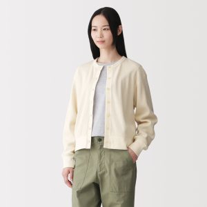 Cotton Waffle Cardigan