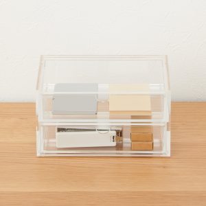 Acrylic Small Case 2 Drawers