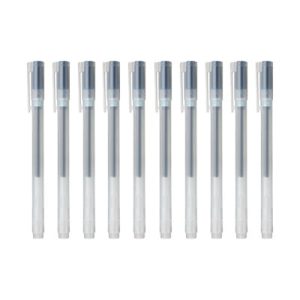 Gel Ink Ballpoint Cap Pen 10 Piece Set